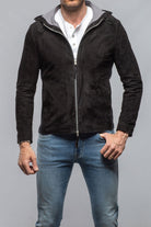 Reston Hooded Suede Jacket - AXEL'S