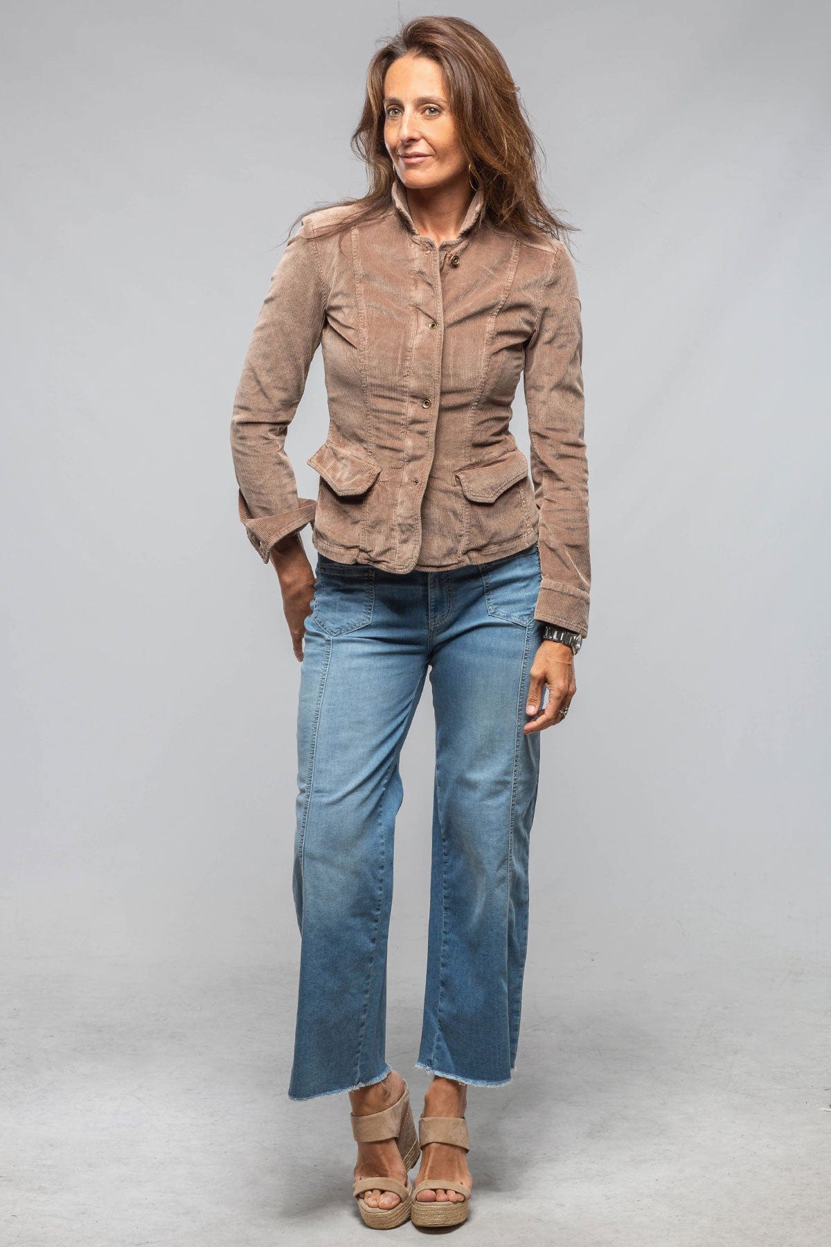Butte Corduroy Jacket In Dusty Rose - AXEL'S