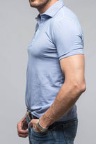 Toulour SS Woven Polo in Lavender - AXEL'S