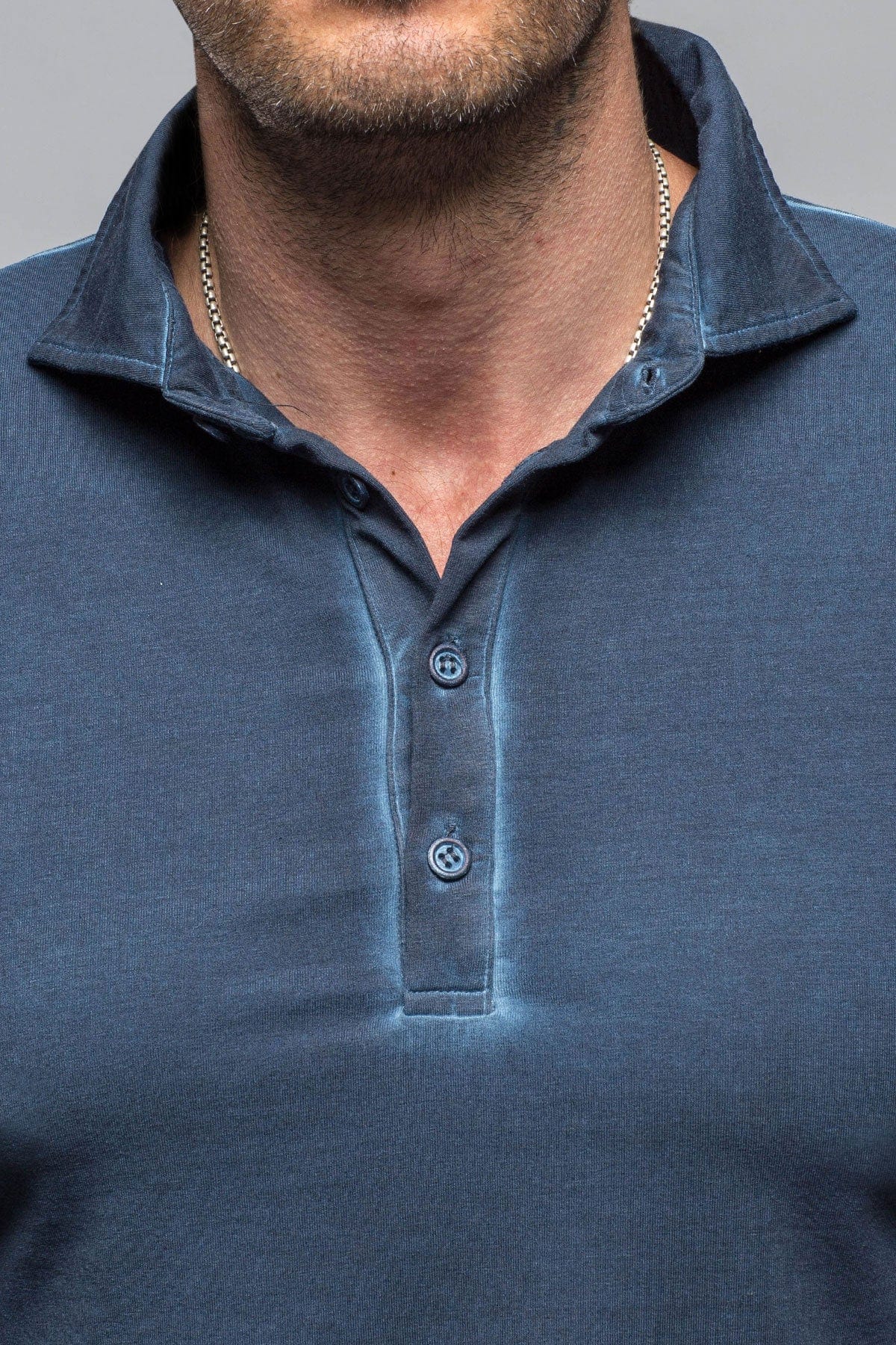Toulour SS Woven Polo in Navy - AXEL'S