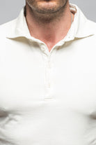Toulour SS Woven Polo in Off White - AXEL'S
