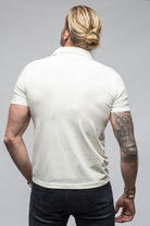 Toulour SS Woven Polo in Off White - AXEL'S