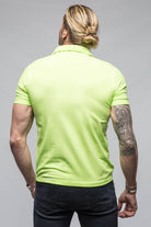 Toulour SS Woven Polo in Verde - AXEL'S