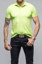 Toulour SS Woven Polo in Verde - AXEL'S