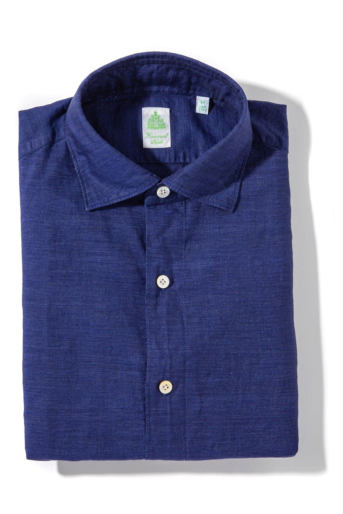 Gibbon Cotton Linen Shirt in Navy - AXEL'S