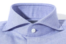 Hemme Cotton Cashmere Shirt in Dark Purple - AXEL'S