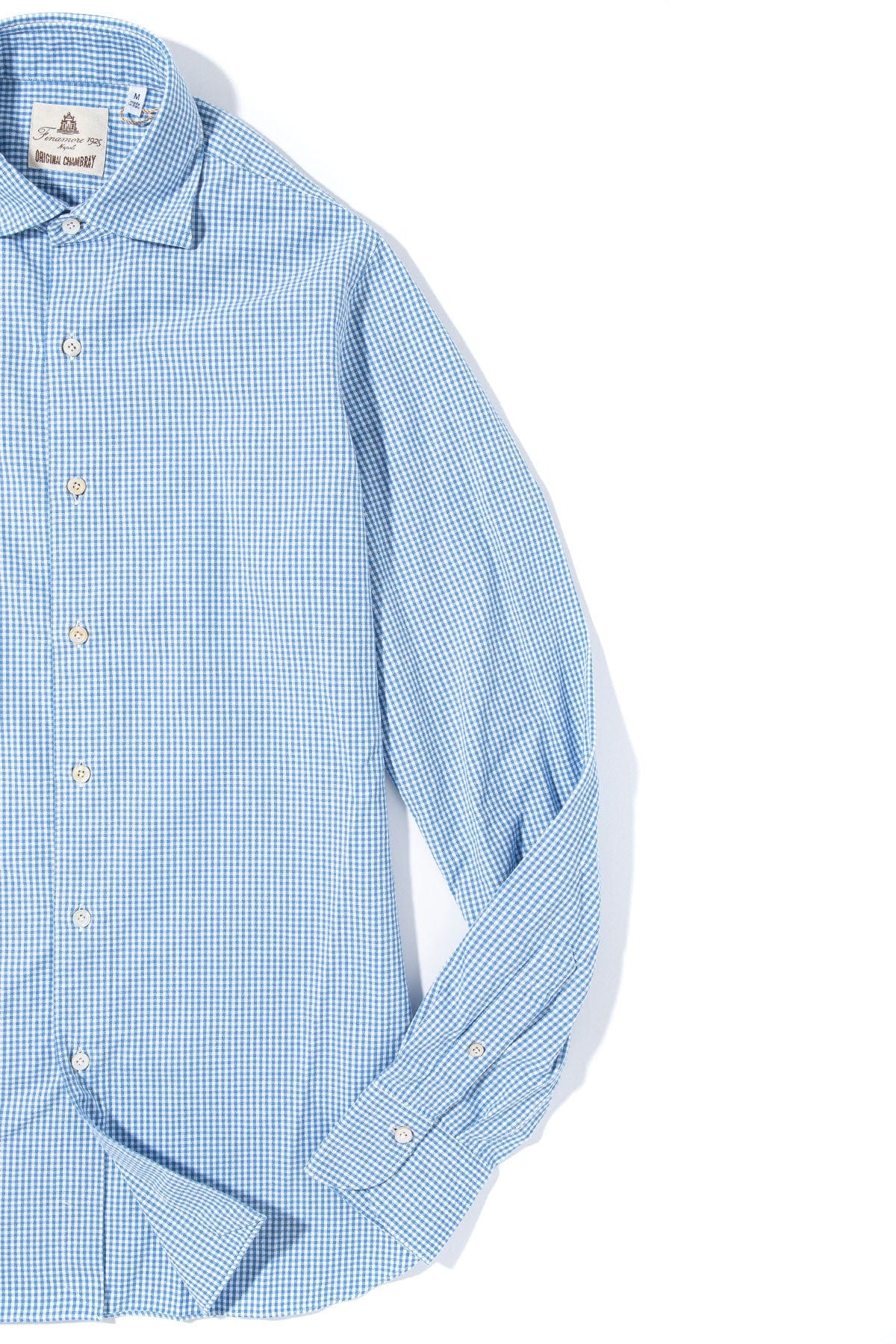 Hexie Cotton Check in Blue - AXEL'S