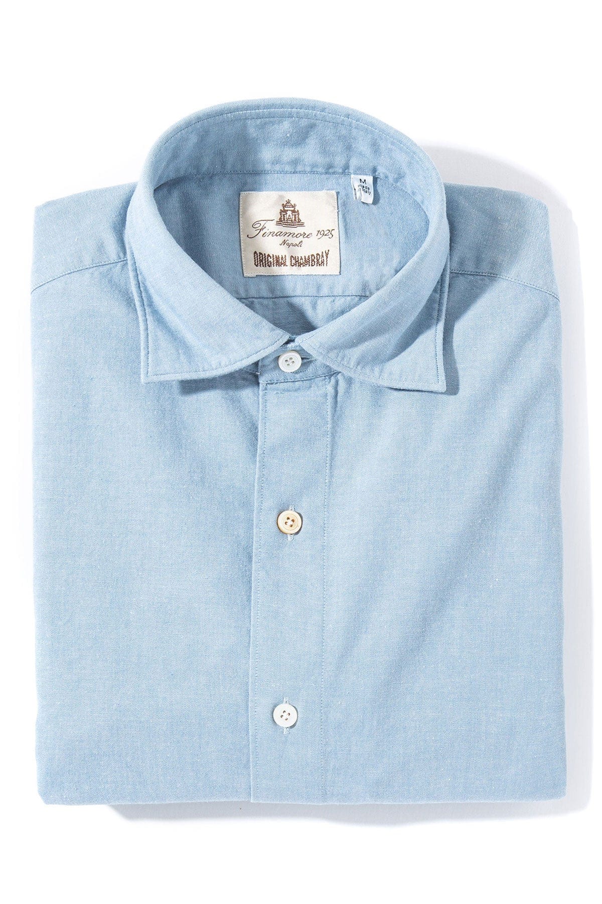 Lienz Chambray Shirt In Blue - AXEL'S