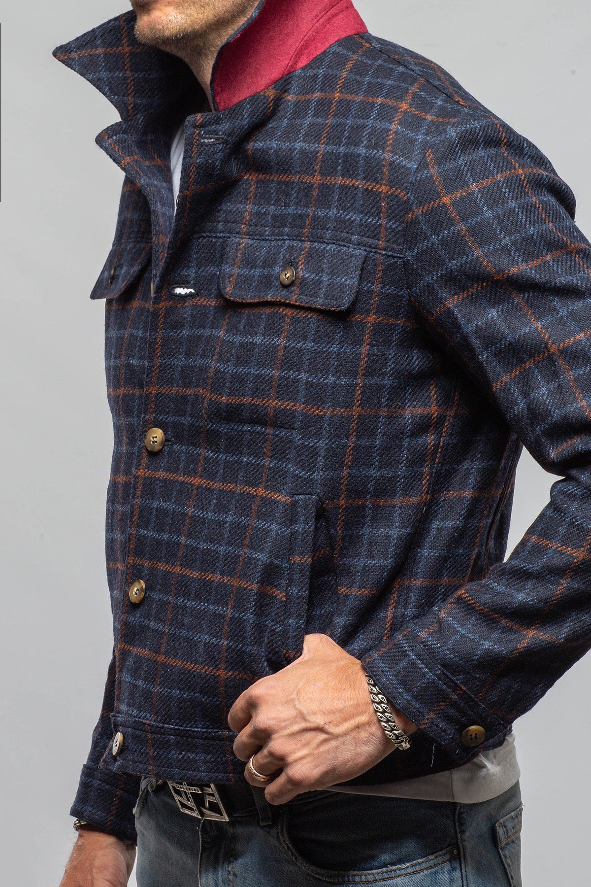 Luciano Wool Trucker Jacket - AXEL'S