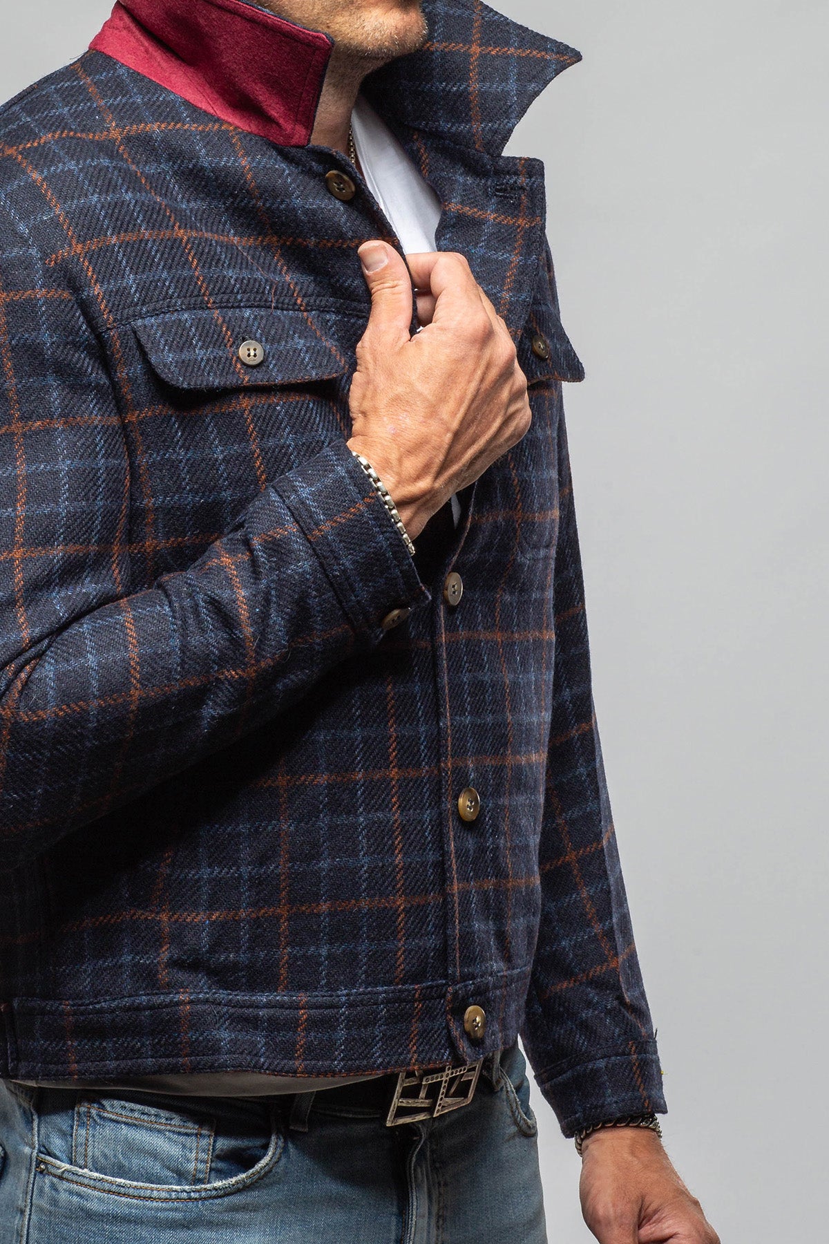 Luciano Wool Trucker Jacket - AXEL'S