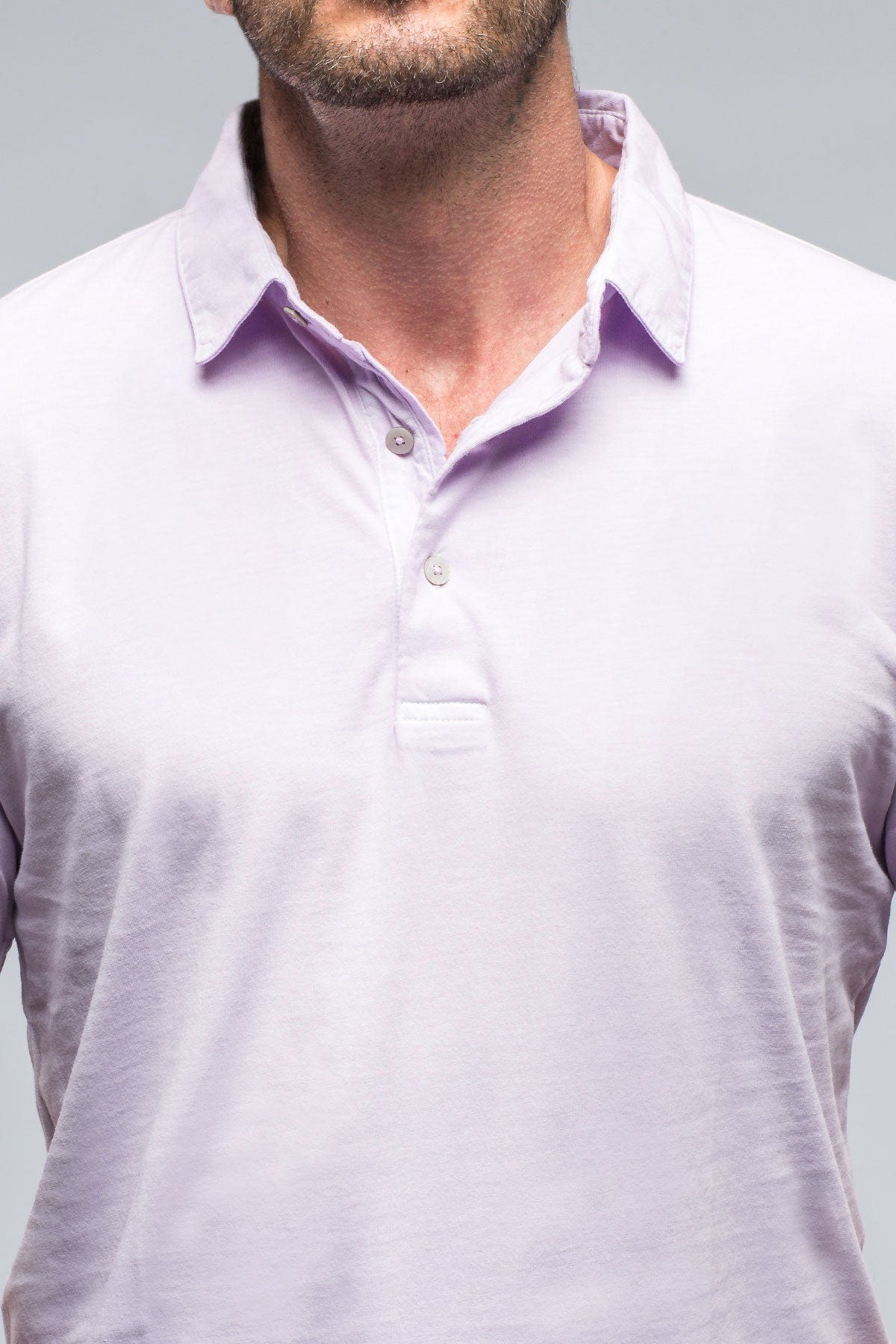 Cruz Cotton Polo in Lilac - AXEL'S