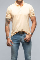 Cruz Cotton Polo in Melon - AXEL'S