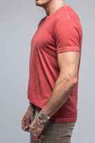 Pismo Cotton Tee In Brick - AXEL'S