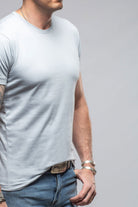 Pismo Cotton Tee In Pearl Grey - AXEL'S