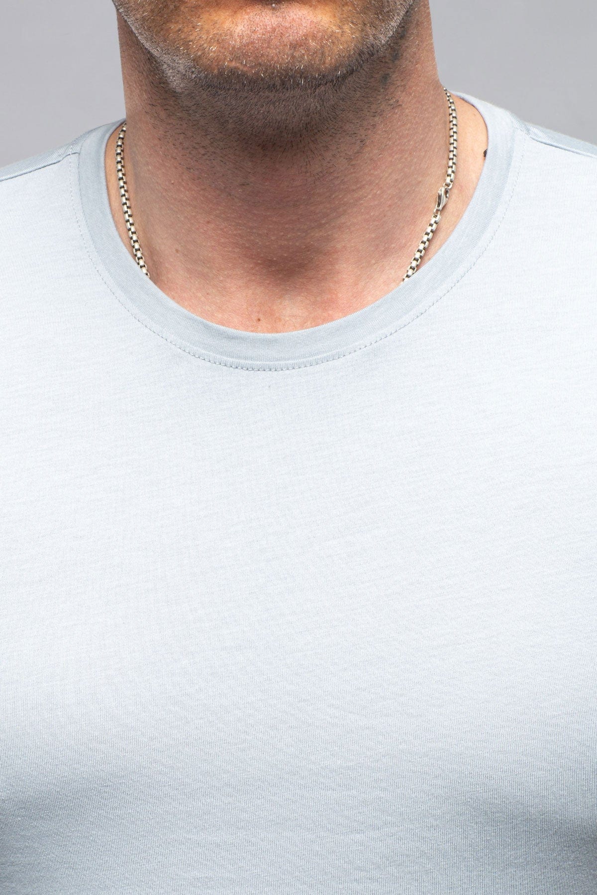 Pismo Cotton Tee In Pearl Grey - AXEL'S