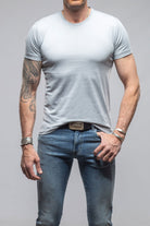 Pismo Cotton Tee In Pearl Grey - AXEL'S