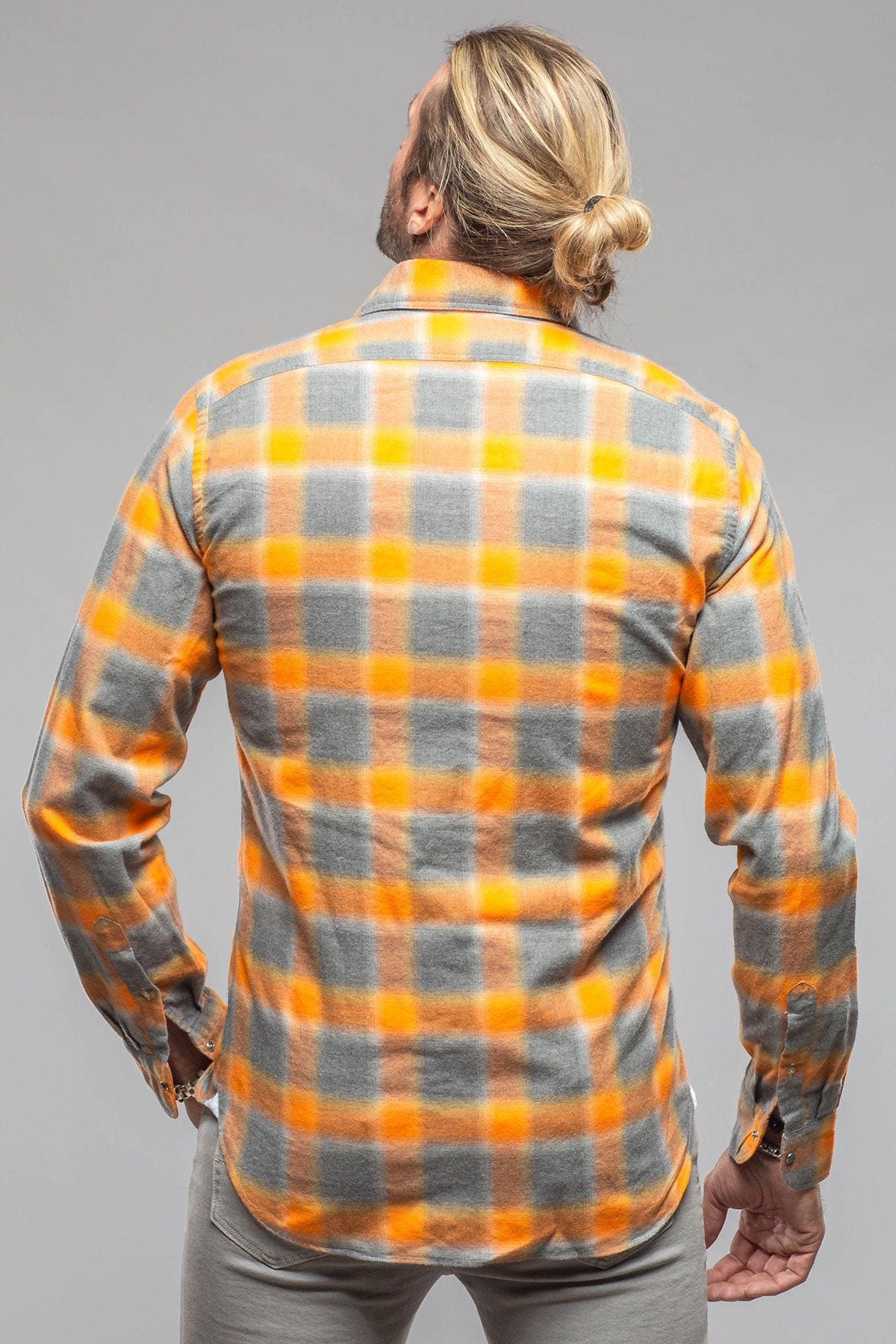 Enchanted Western Cotton Snap In Sprayed Orange - AXEL'S