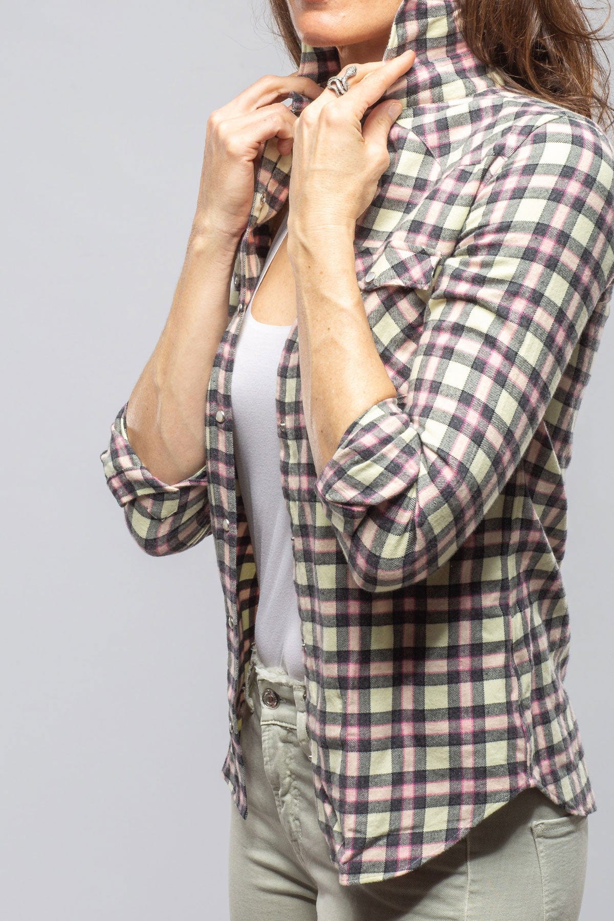 Tilly Western Snap Shirt In Multi - AXEL'S