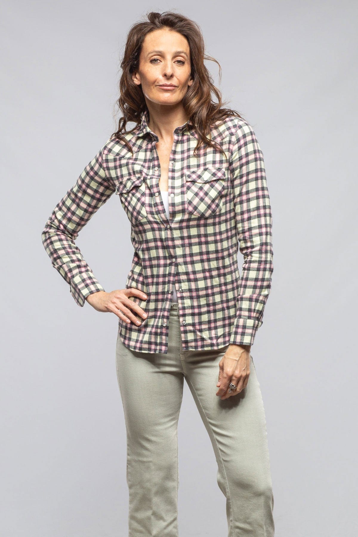 Tilly Western Snap Shirt In Multi - AXEL'S