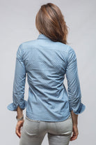 Tilly Western Snap Star Shirt In Blue - AXEL'S