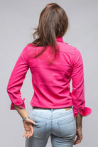 Tilly Western Snap Star Shirt In Washed Fucsia - AXEL'S