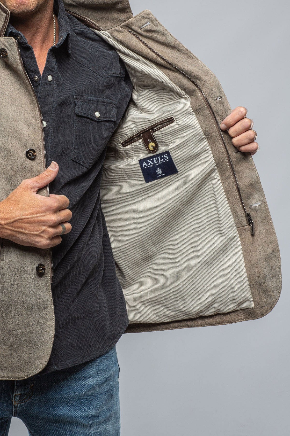 Cervinia Jacket In Ice - AXEL'S