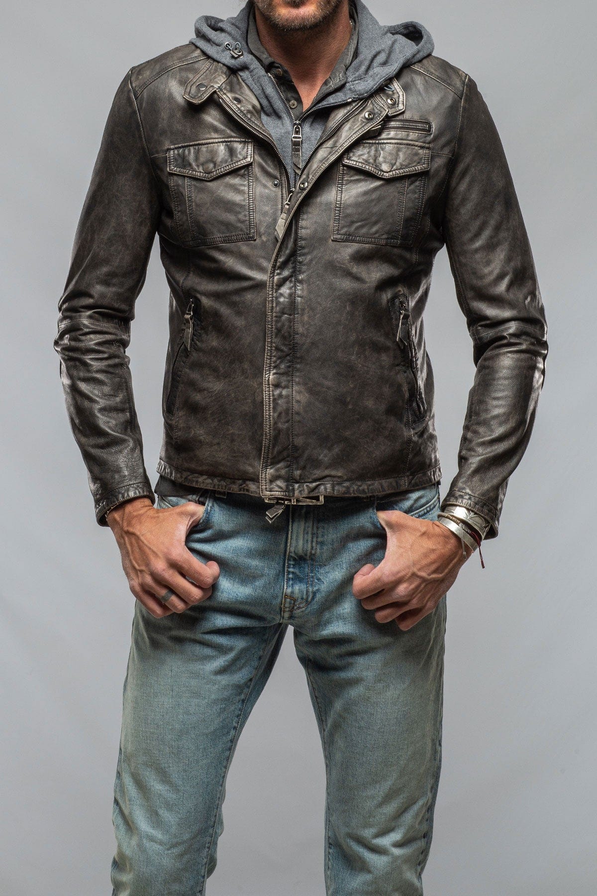 Gimo's italiana moto leather jacket sale