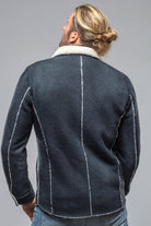Kalispell Sherpa Shirt Jacket In Navy - AXEL'S