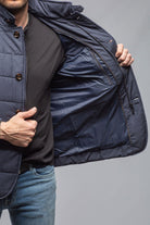 Lexington Quilted Jacket In Navy - AXEL'S