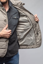 Lexington Quilted Jacket In Stone - AXEL'S