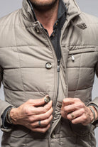 Lexington Quilted Jacket In Stone - AXEL'S