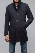 Vancouver Knit Coat In Navy - AXEL'S