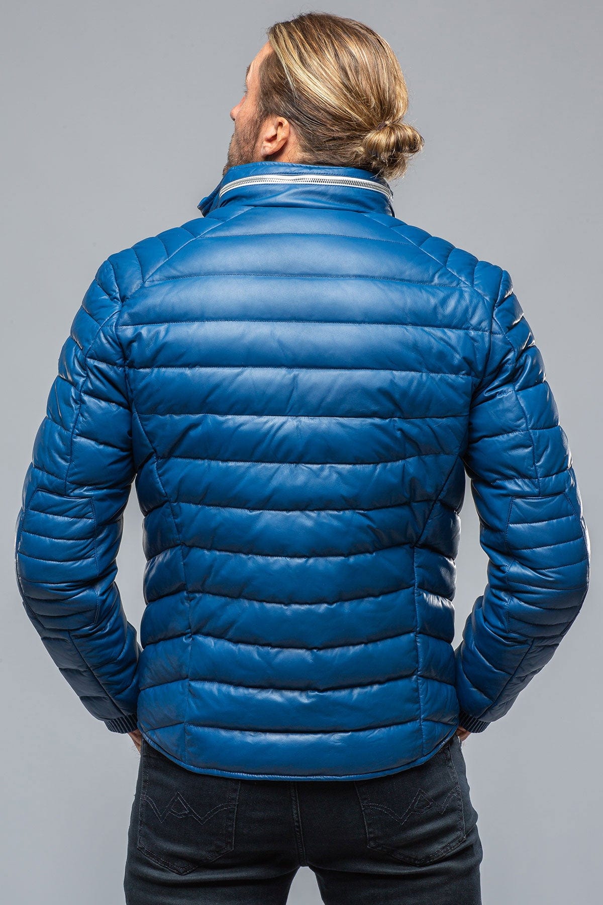 F1 Racer Down Jacket In Blue - AXEL'S