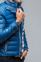 F1 Racer Down Jacket In Blue - AXEL'S