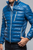 F1 Racer Down Jacket In Blue - AXEL'S