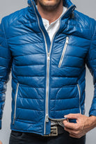 F1 Racer Down Jacket In Blue - AXEL'S