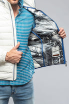 F1 Racer Down Jacket In White - AXEL'S