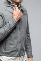 San Remo Race Jacket In Grey Taupe - AXEL'S