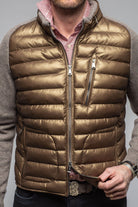 Sepang Sweater Jacket In Copper and Grey - AXEL'S