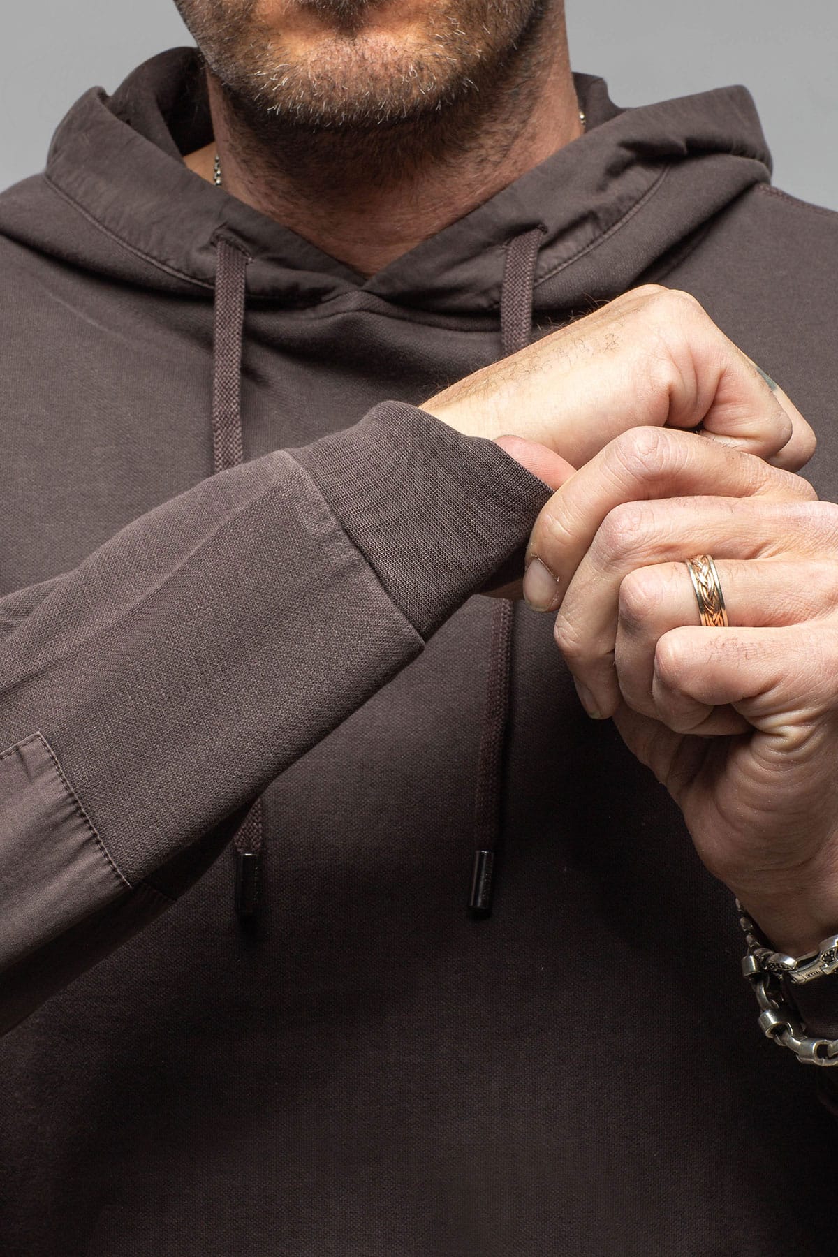 Luba Hoodie In Black Bean - AXEL'S