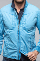 Nauru Cargo Jacket In Cendre Blue - AXEL'S