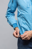 Nauru Cargo Jacket In Cendre Blue - AXEL'S