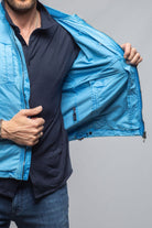 Nauru Cargo Jacket In Cendre Blue - AXEL'S