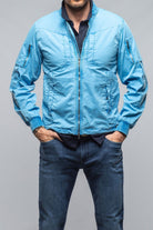 Nauru Cargo Jacket In Cendre Blue - AXEL'S