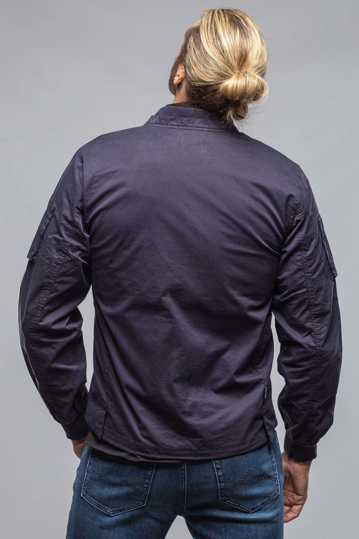 Nauru Cargo Jacket In Dark Navy - AXEL'S