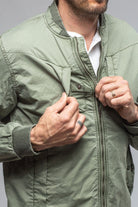 Nauru Cargo Jacket In Olivine - AXEL'S