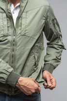 Nauru Cargo Jacket In Olivine - AXEL'S