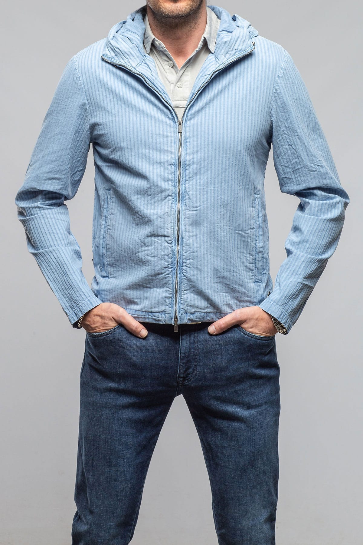 Pitcairn Light Jacket In Ashley Blue - AXEL'S