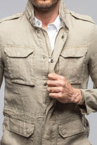 Savu Linen Jacket In Greige - AXEL'S