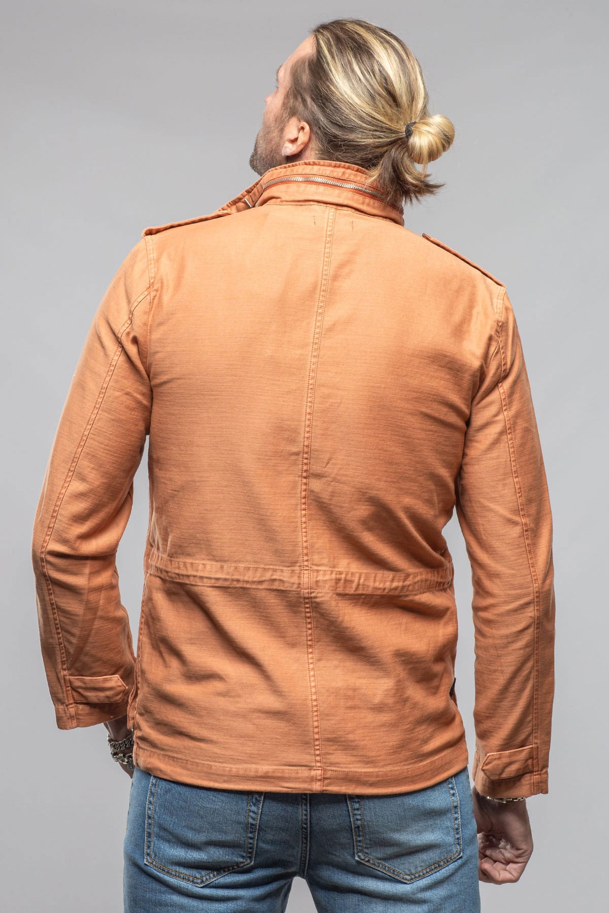 Savu Linen Jacket In Marmalade - AXEL'S